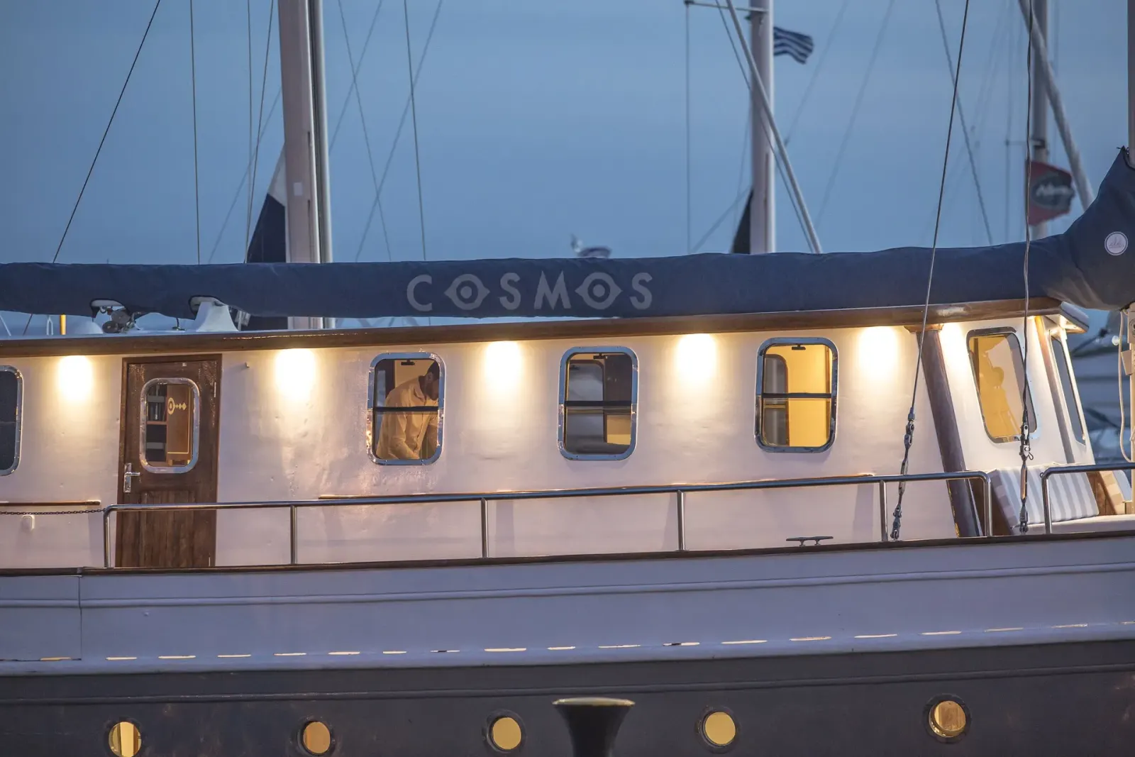 Cosmos sailing in Athens