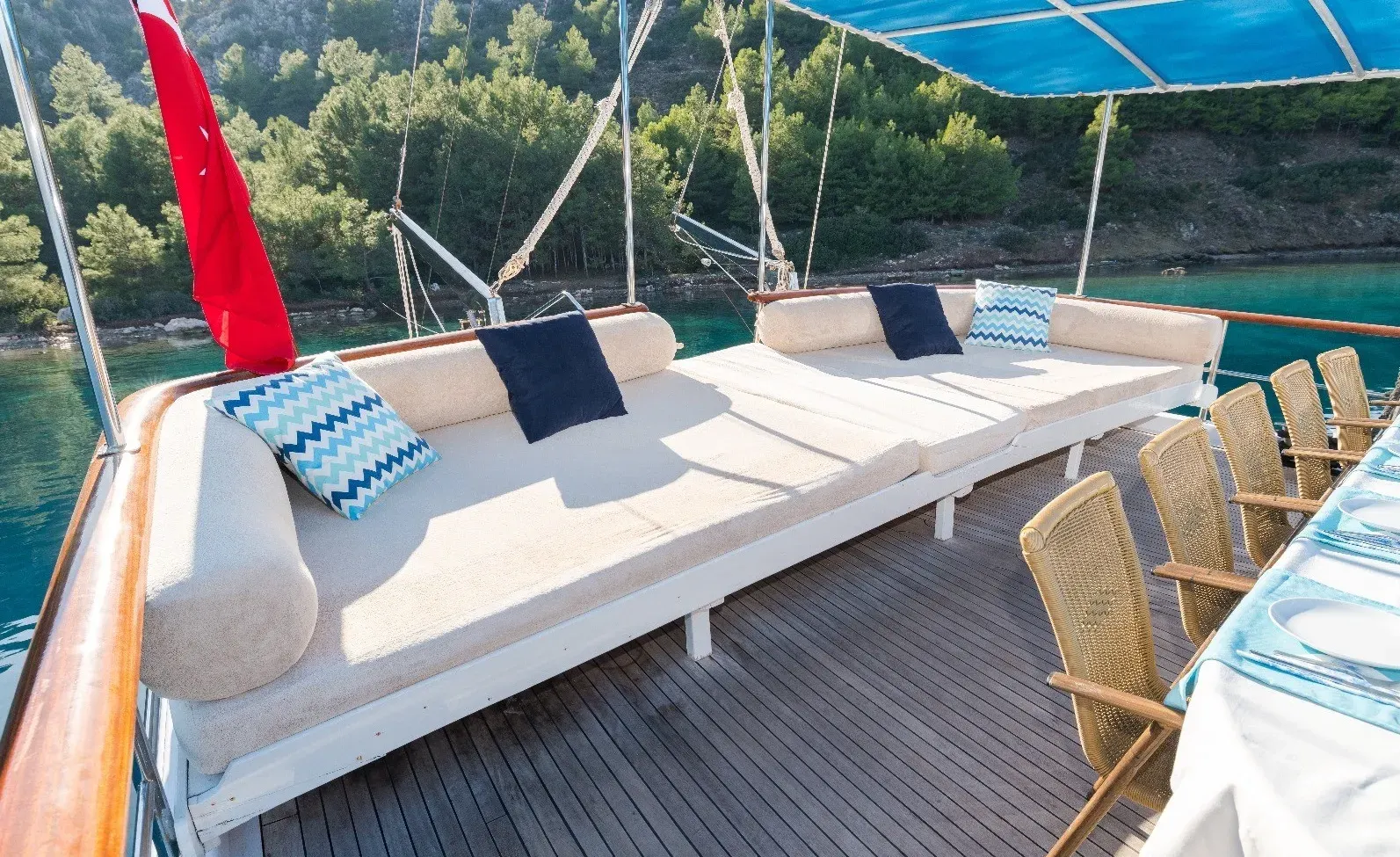 Seven 1 sailing in Bozburun