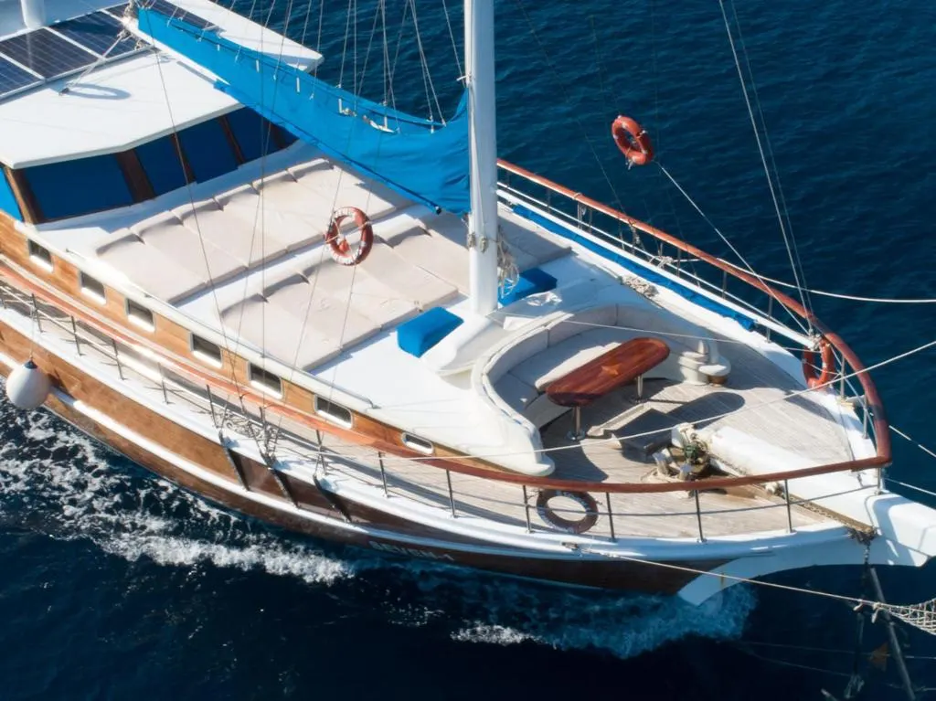 Seven 1 Gulet interior cabin view