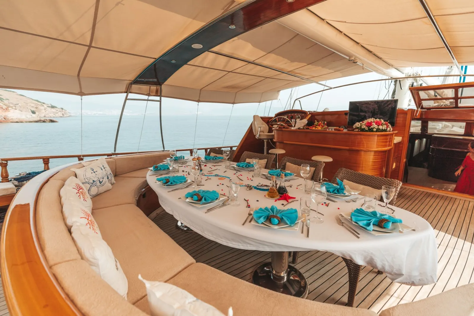 Kaya Guneri IV sailing in Bodrum