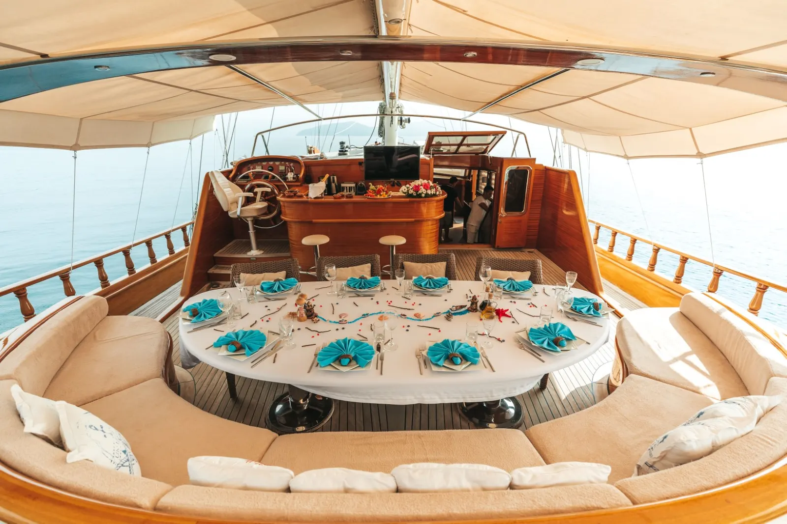Kaya Guneri IV sailing in Bodrum