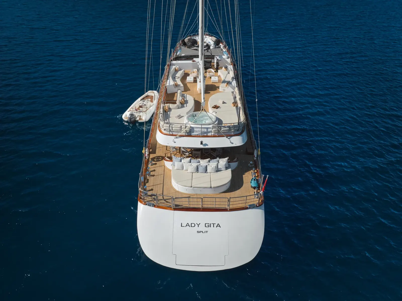Lady Gita sailing in Split