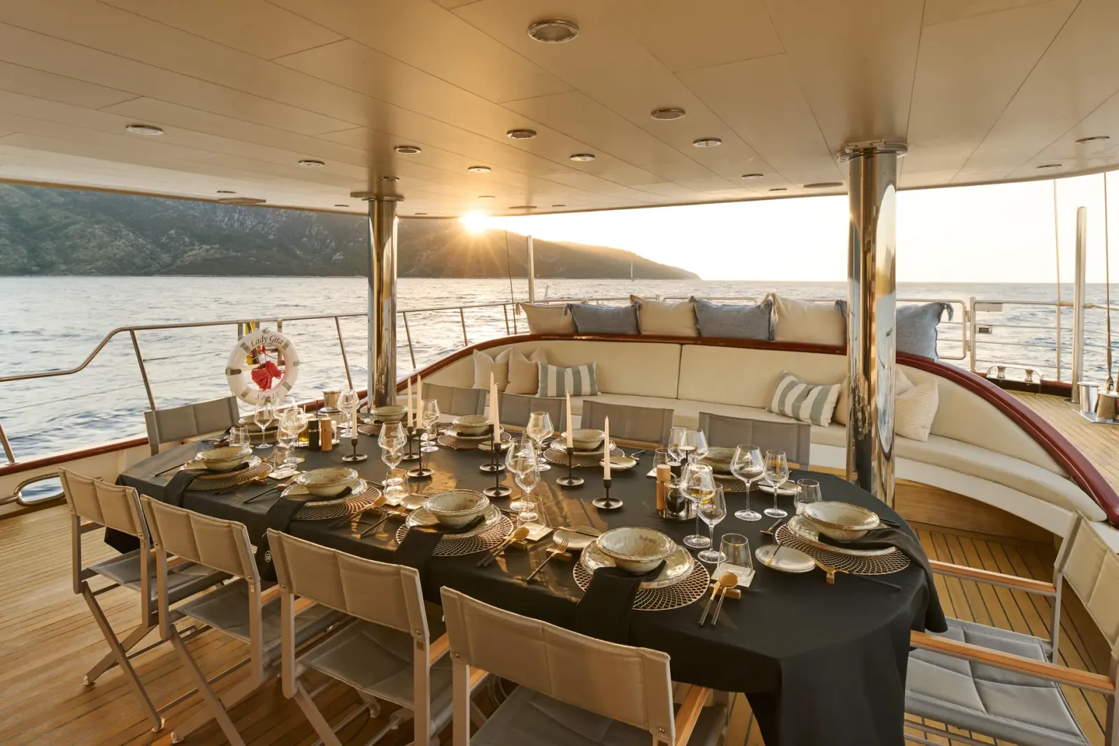 Lady Gita sailing in Split