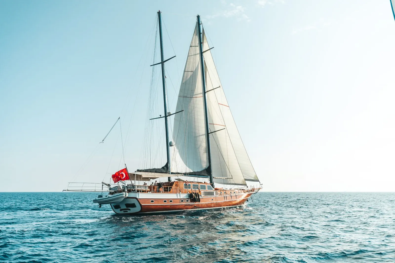 Kaya Guneri Plus sailing in Bodrum