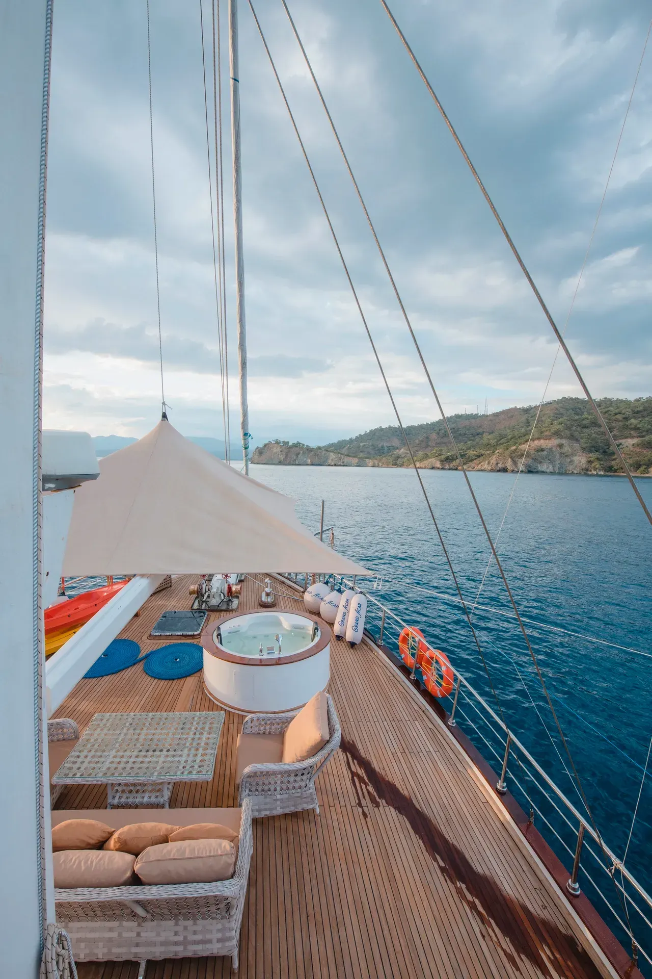 Grand Acar sailing in Fethiye