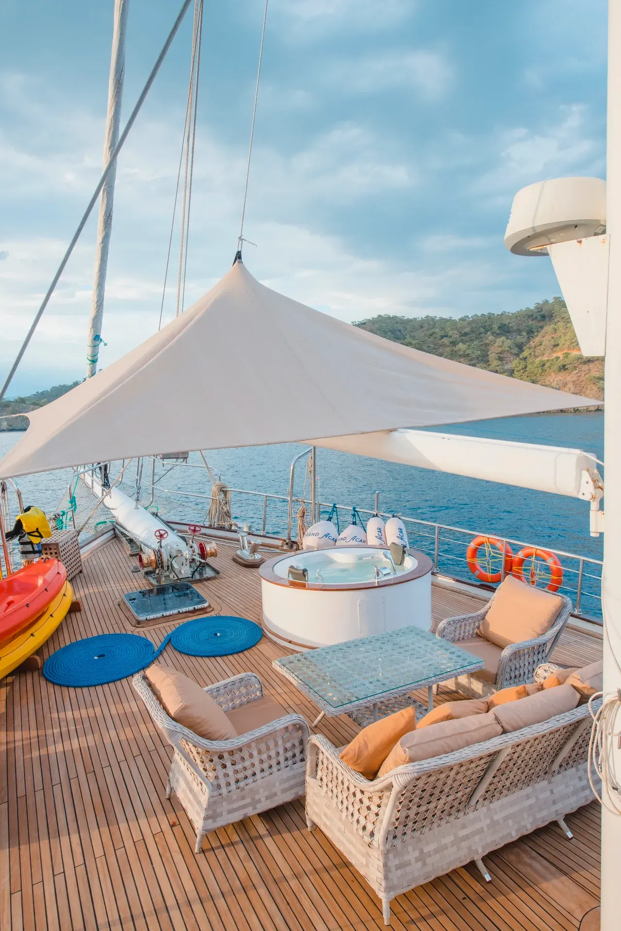 Grand Acar sailing in Fethiye