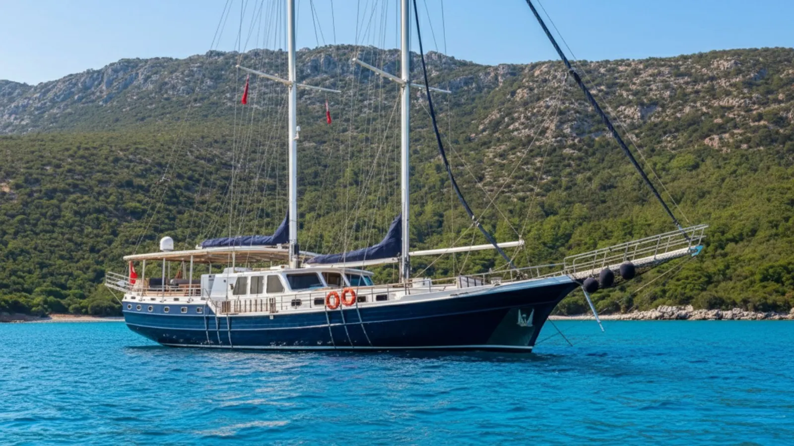 The Blue Sea sailing in Marmaris