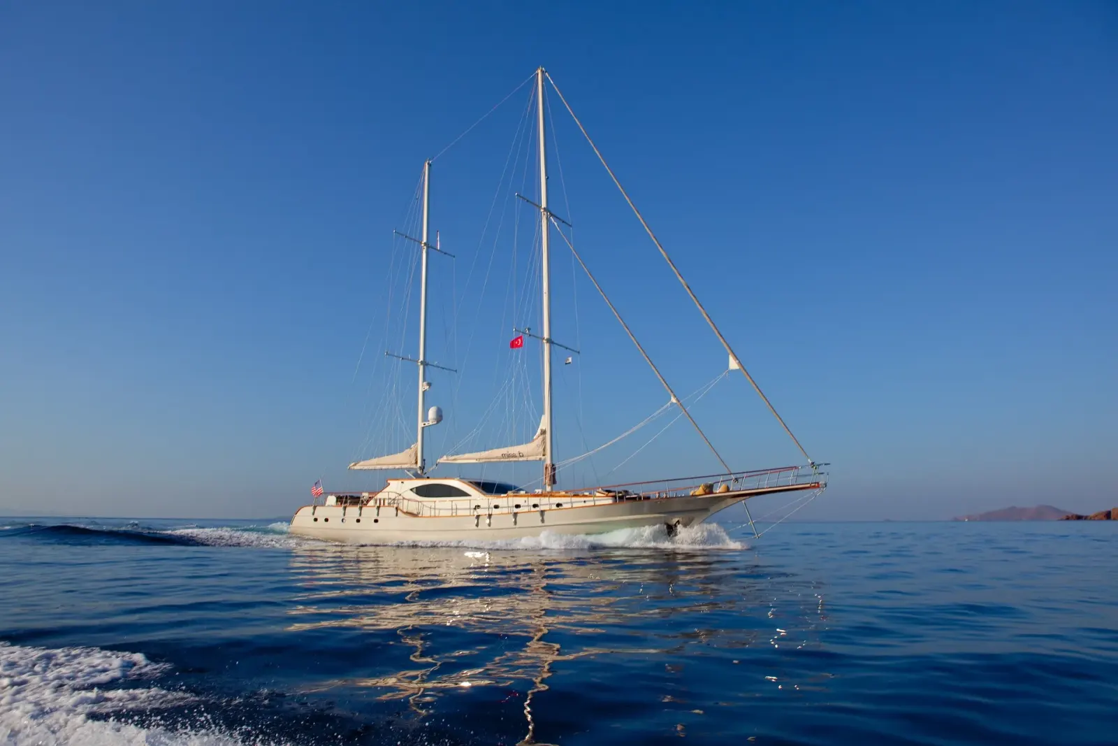 Miss B Gulet interior cabin view