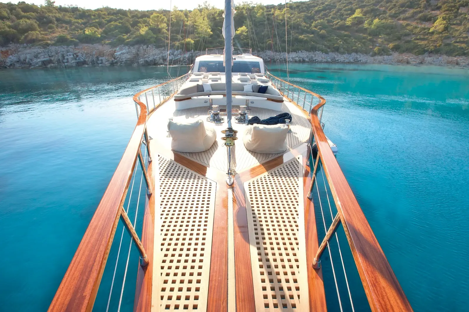 Miss B sailing in Bodrum
