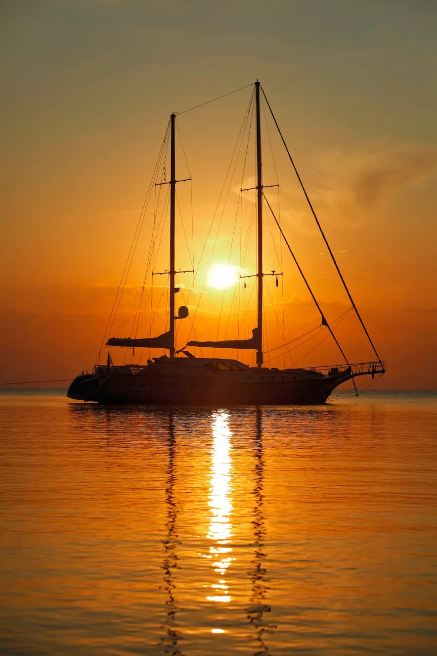 Miss B sailing in Bodrum