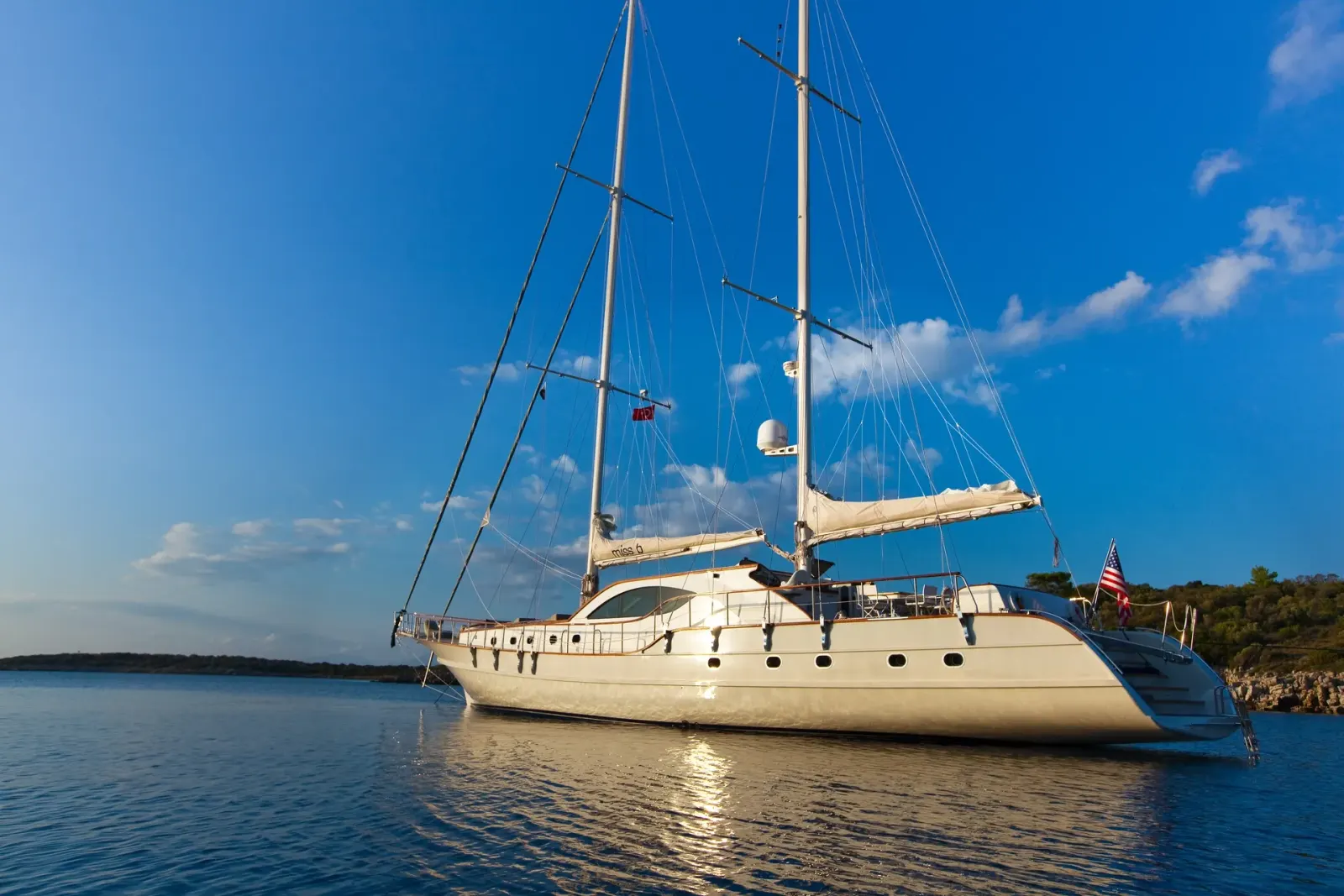 Miss B sailing in Bodrum
