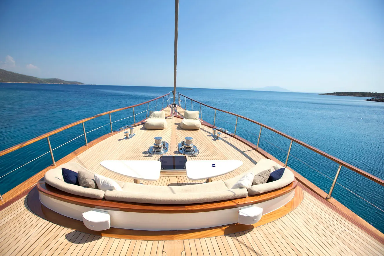 Miss B sailing in Bodrum