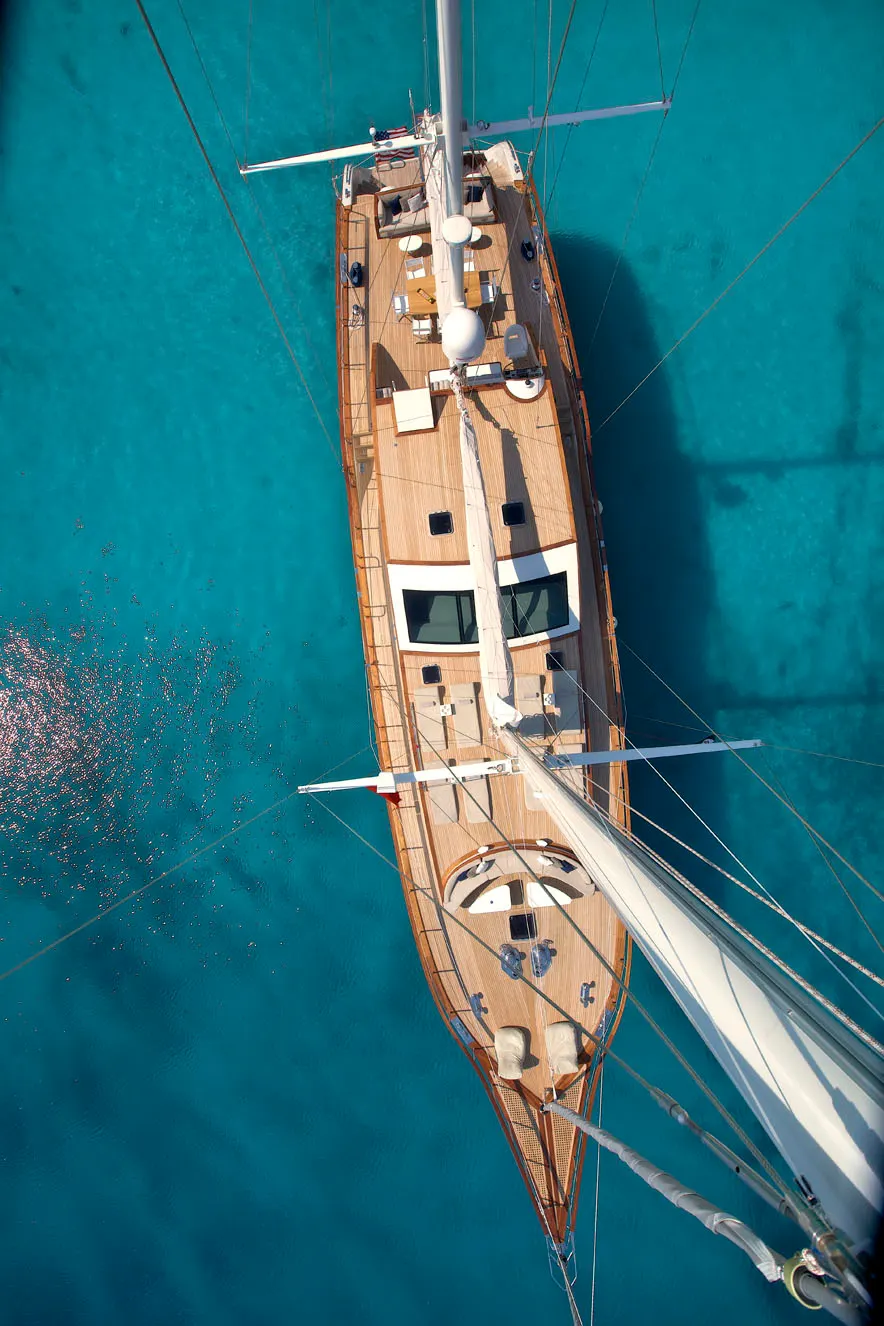 Miss B sailing in Bodrum