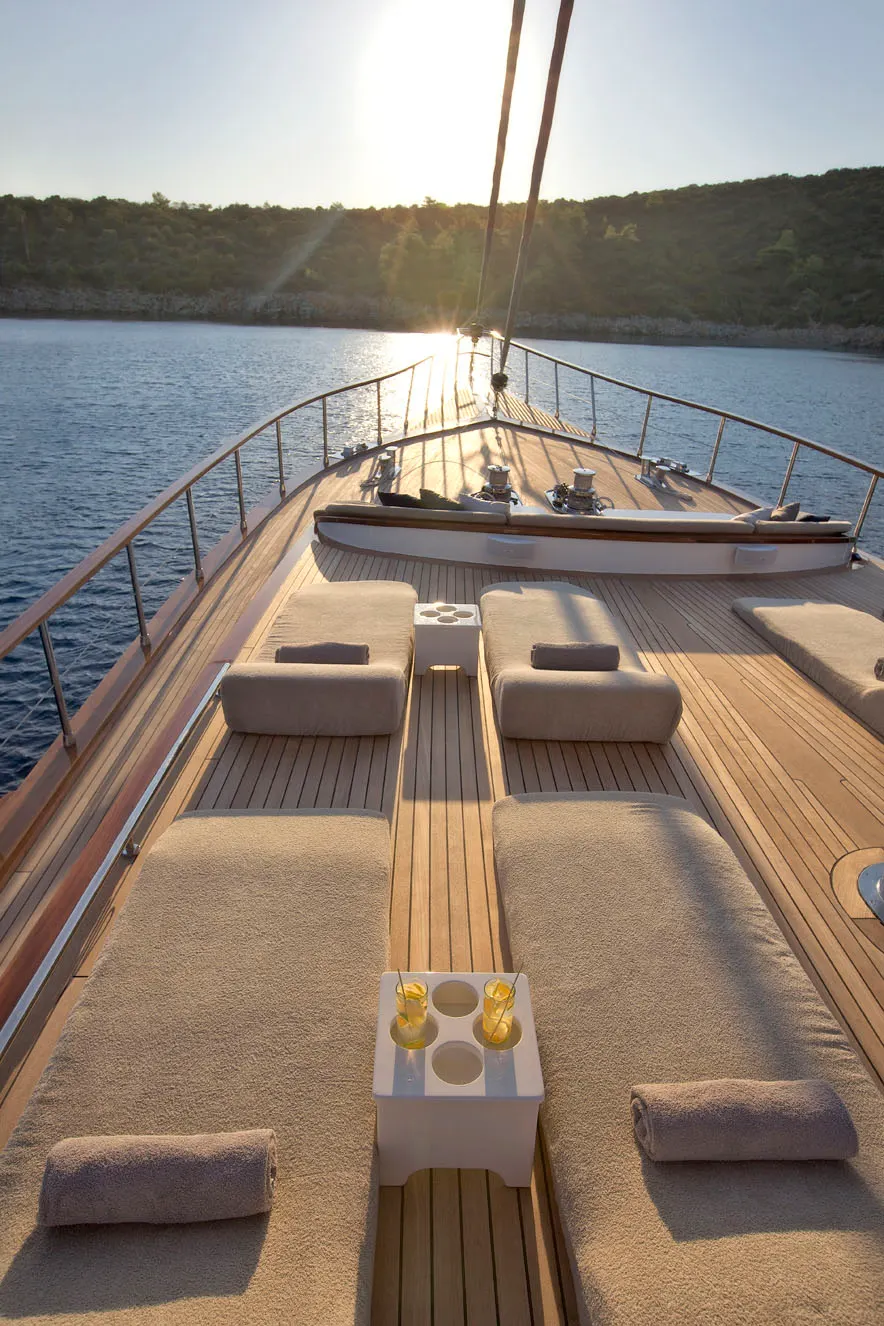 Miss B sailing in Bodrum