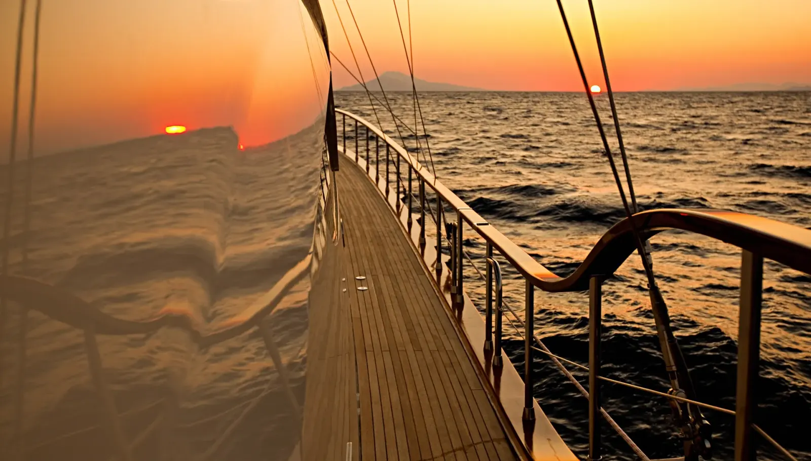 Miss B sailing in Bodrum