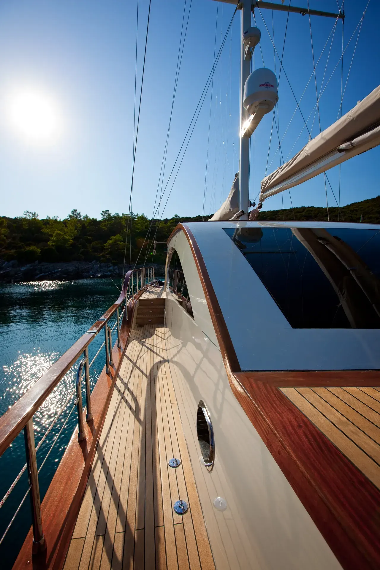 Miss B sailing in Bodrum