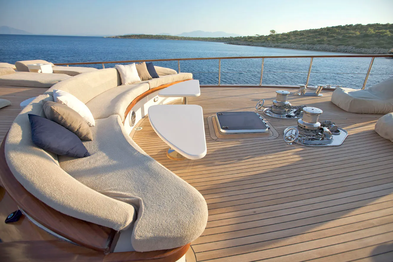 Miss B sailing in Bodrum