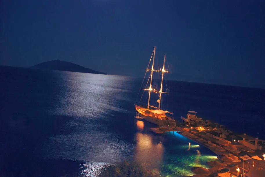 Miss B sailing in Bodrum