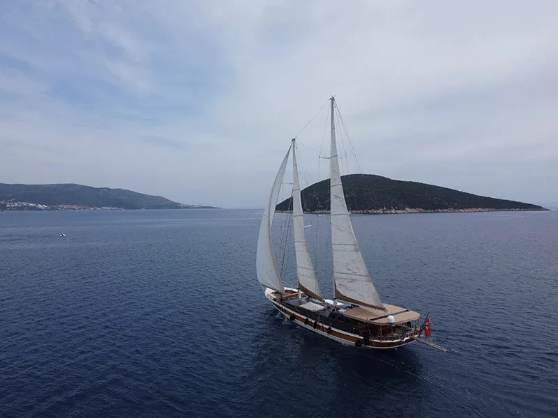 Torini sailing in Bodrum