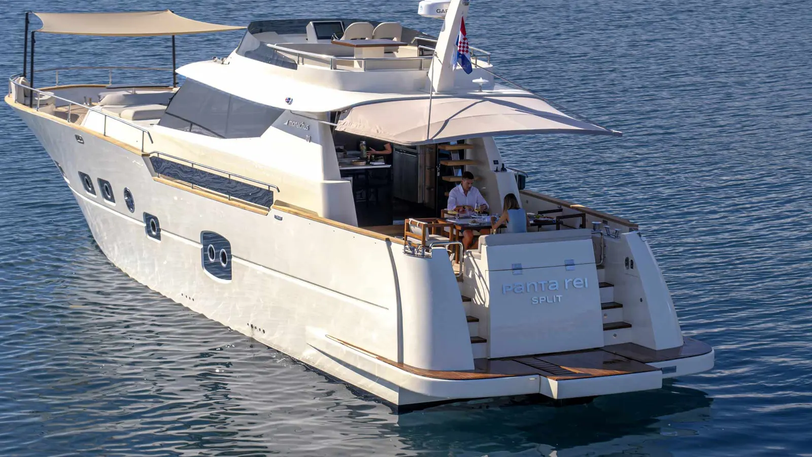 Panta Rei sailing in Split