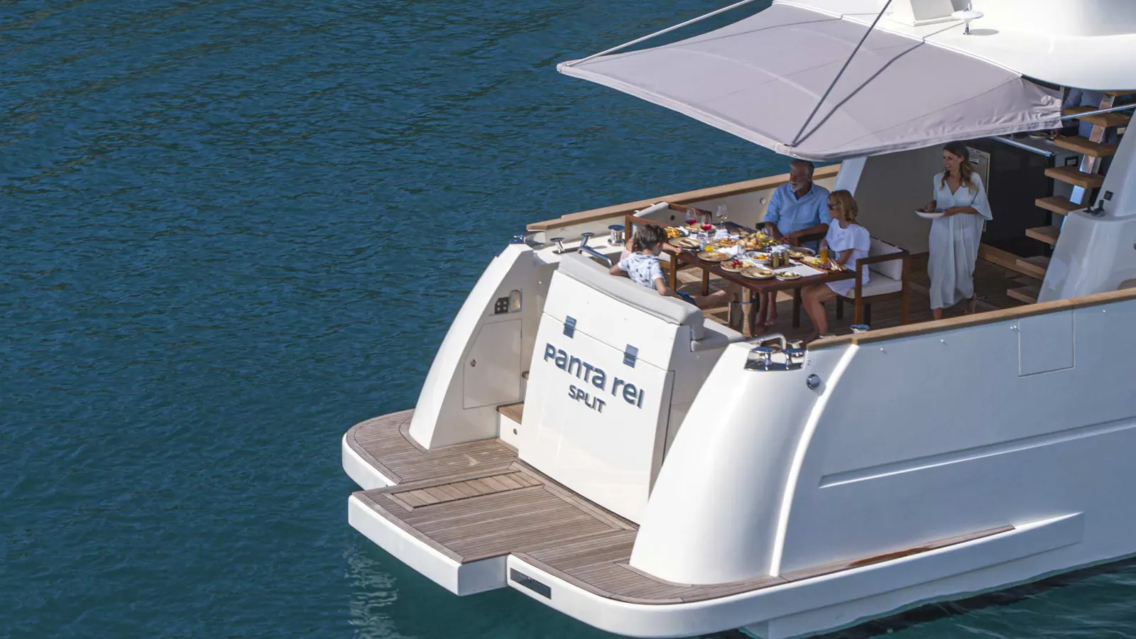 Panta Rei sailing in Split