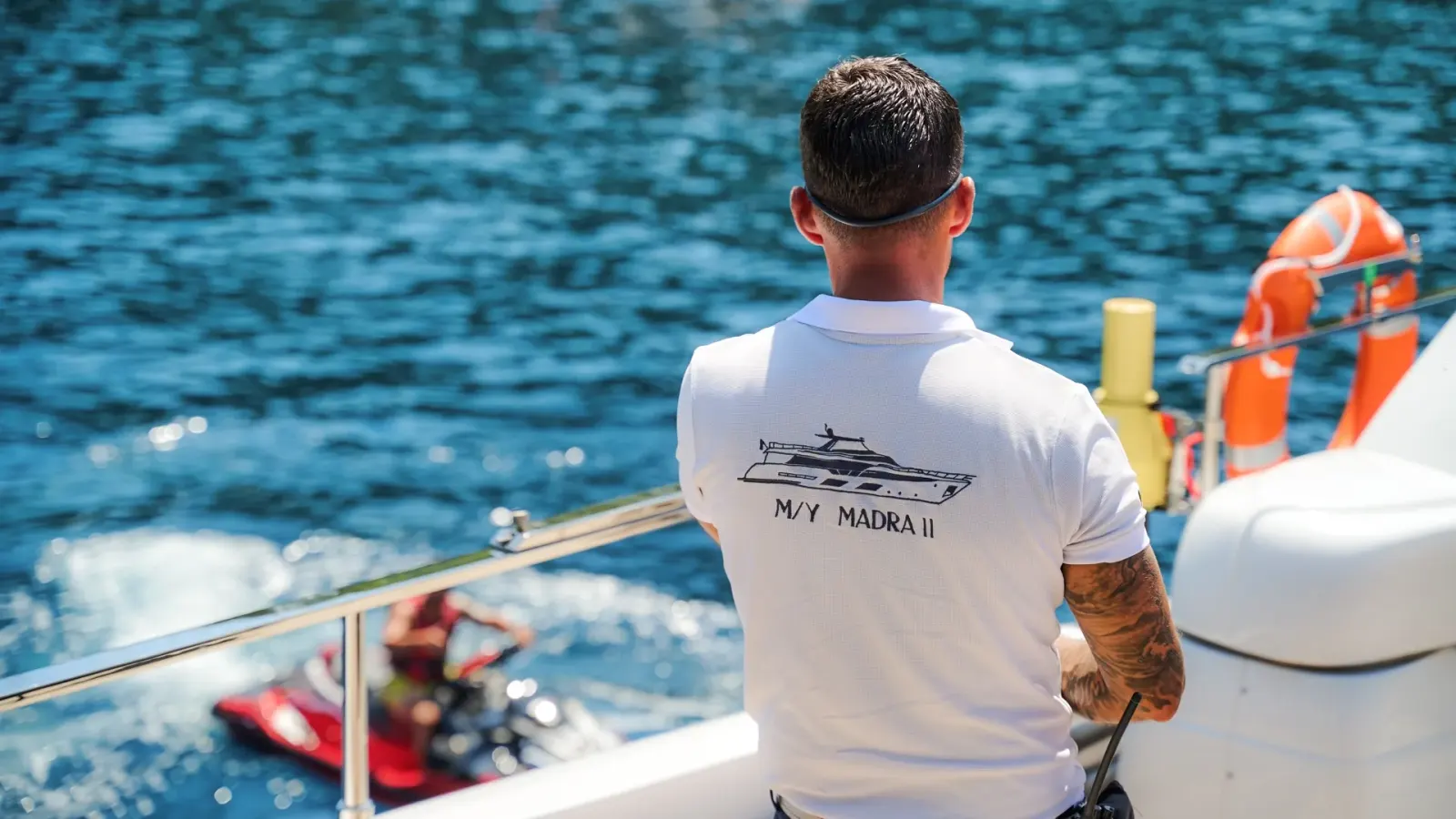 Mandra II sailing in Herceg Novi