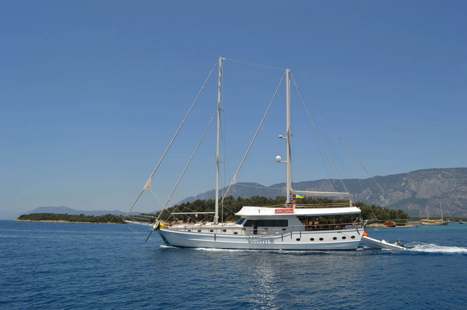Gul Sultan sailing in Bodrum