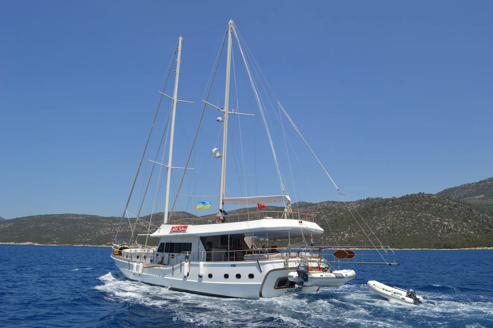 Gul Sultan sailing in Bodrum