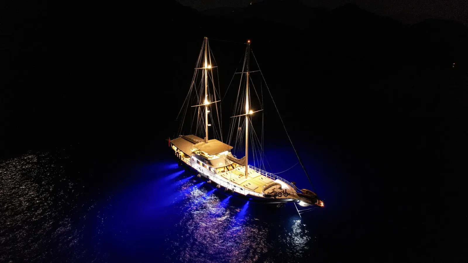 Perla del Mar sailing in Marmaris
