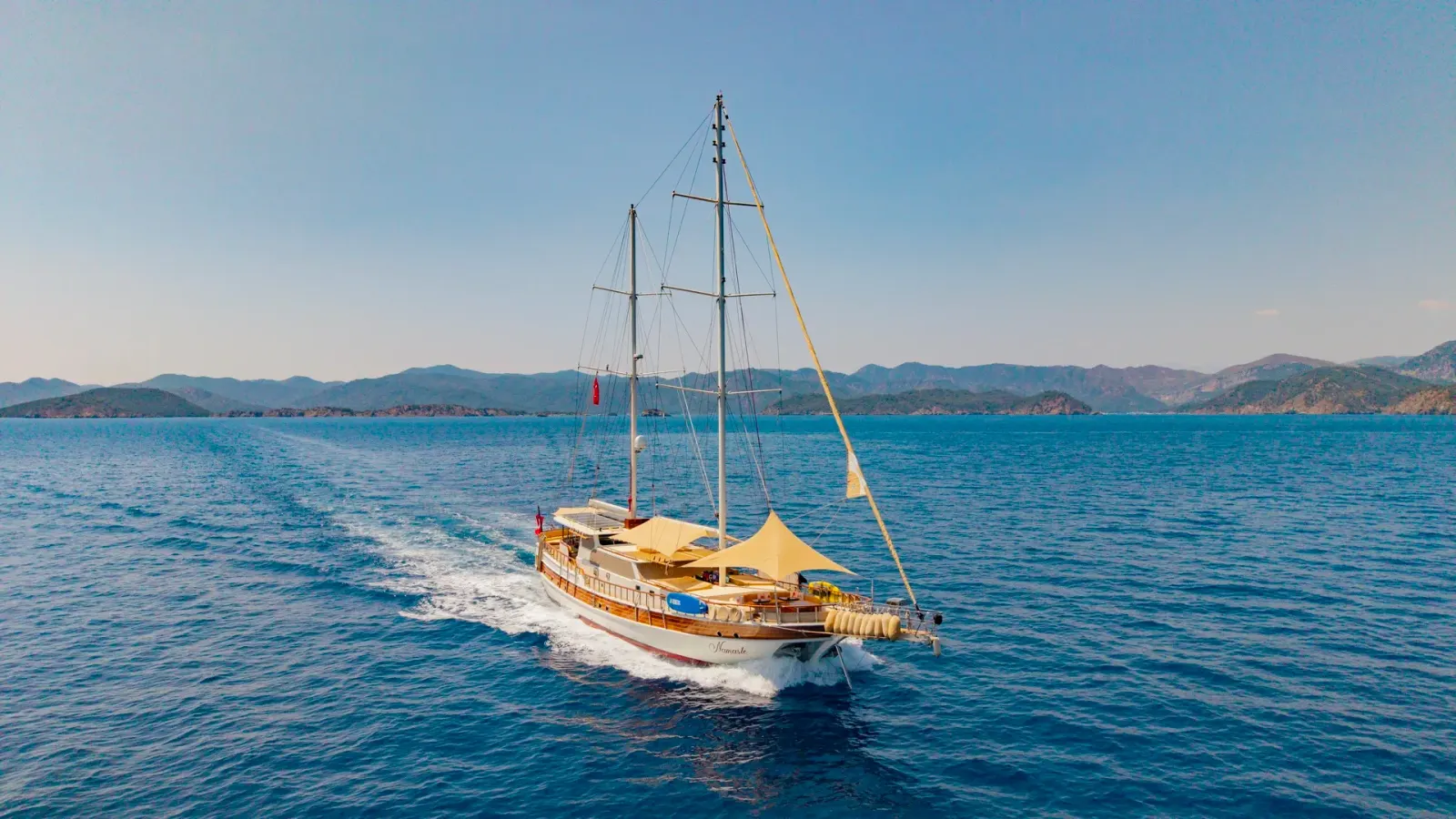 Namaste sailing in Bodrum
