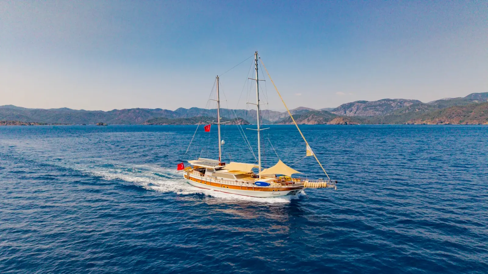 Namaste sailing in Bodrum