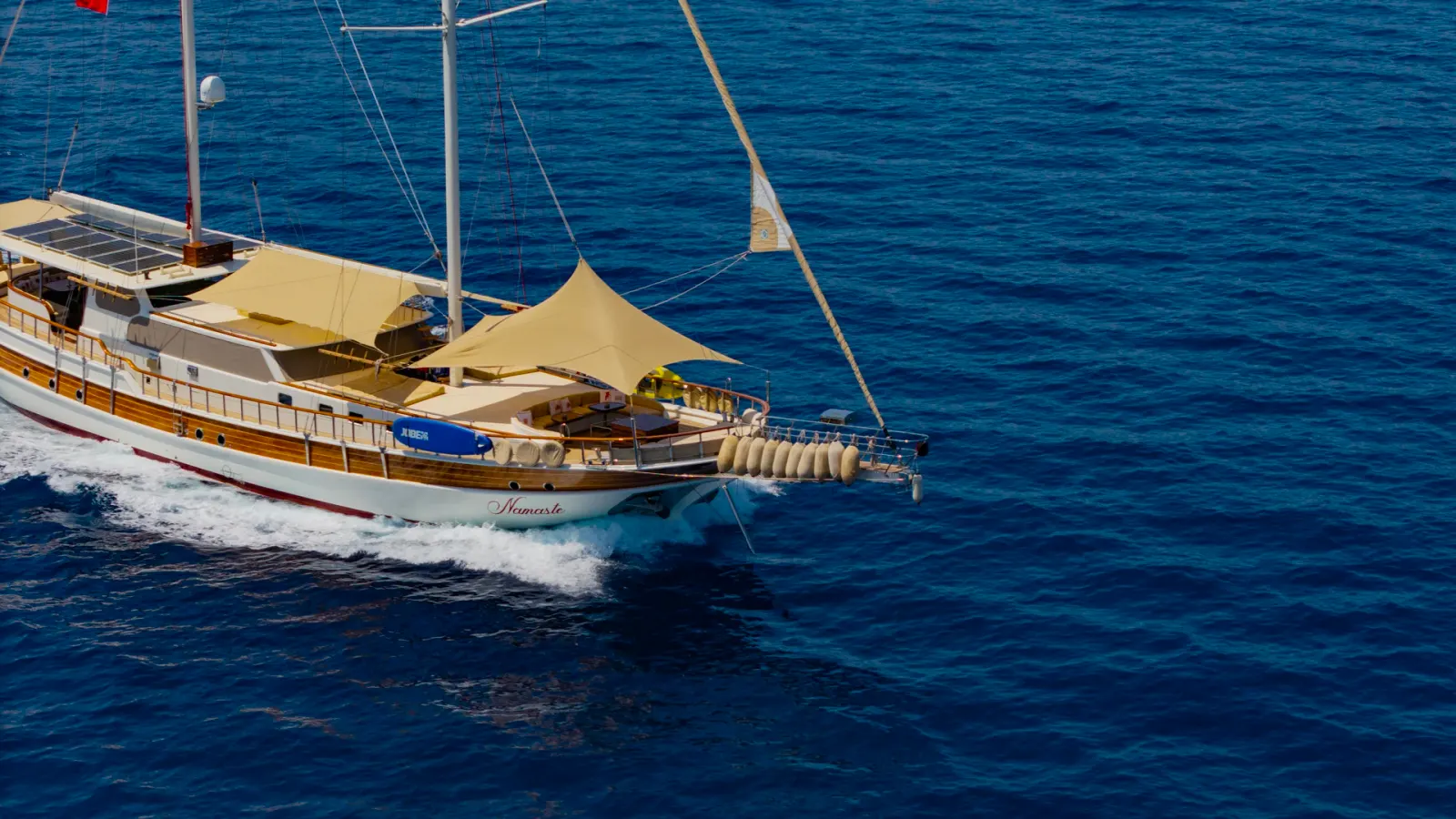 Namaste sailing in Bodrum
