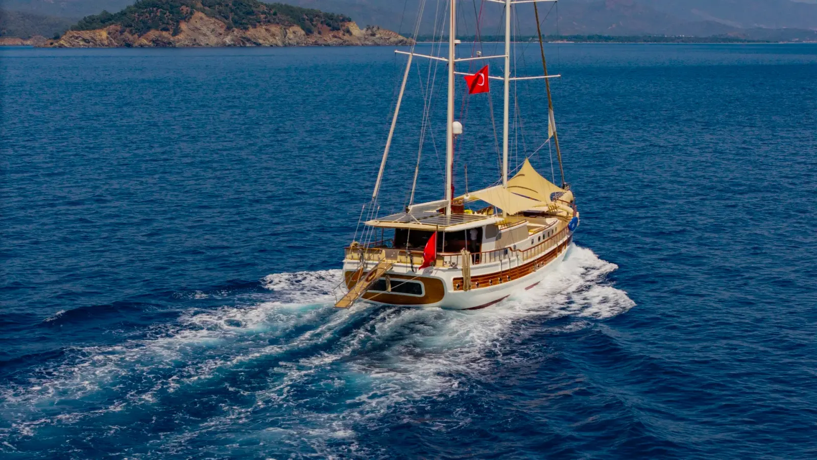 Namaste sailing in Bodrum
