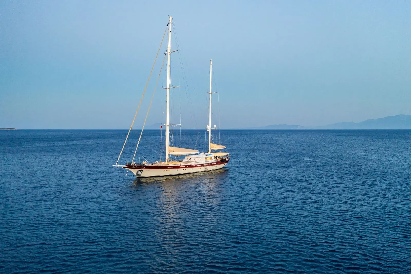 Zelda sailing in Kos