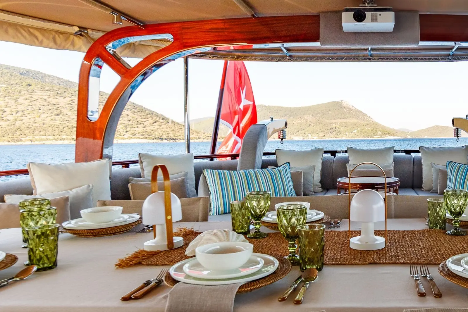 Zelda sailing in Kos