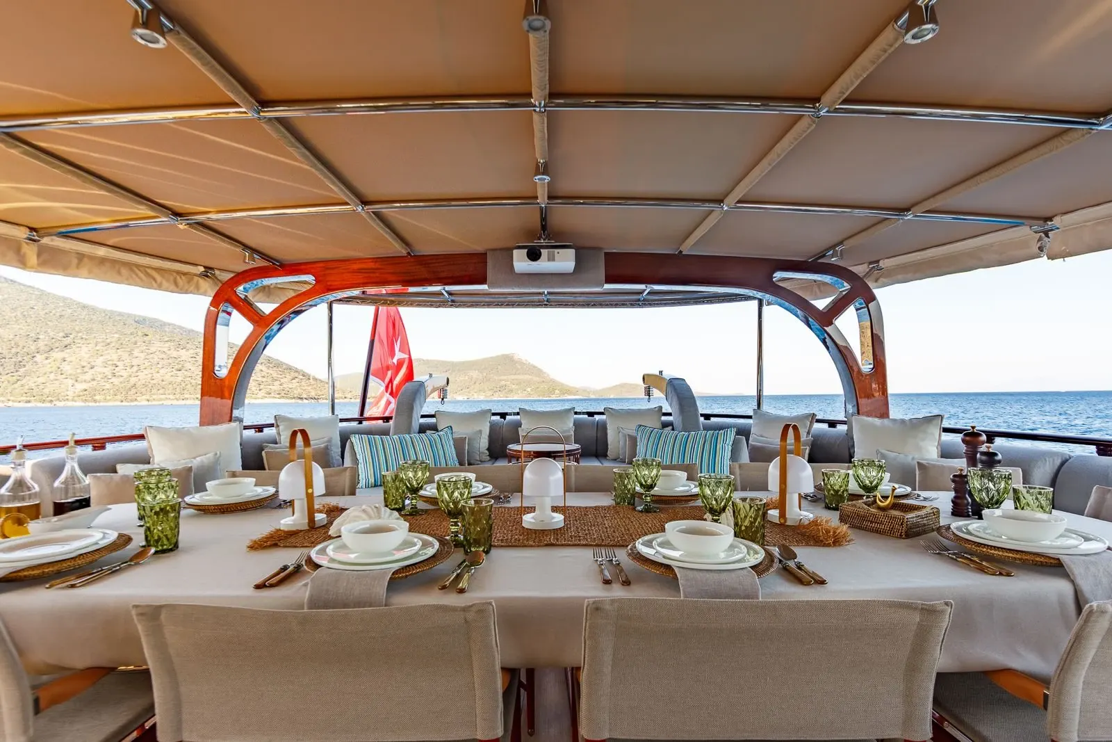 Zelda sailing in Kos