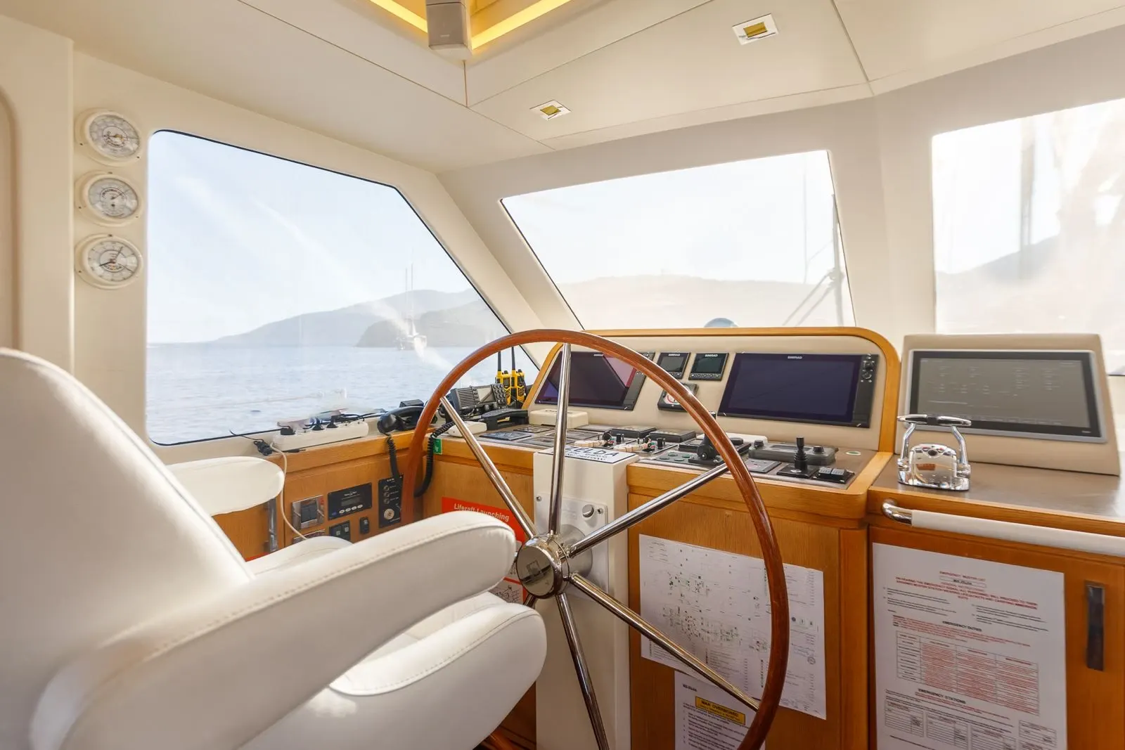 Zelda sailing in Kos