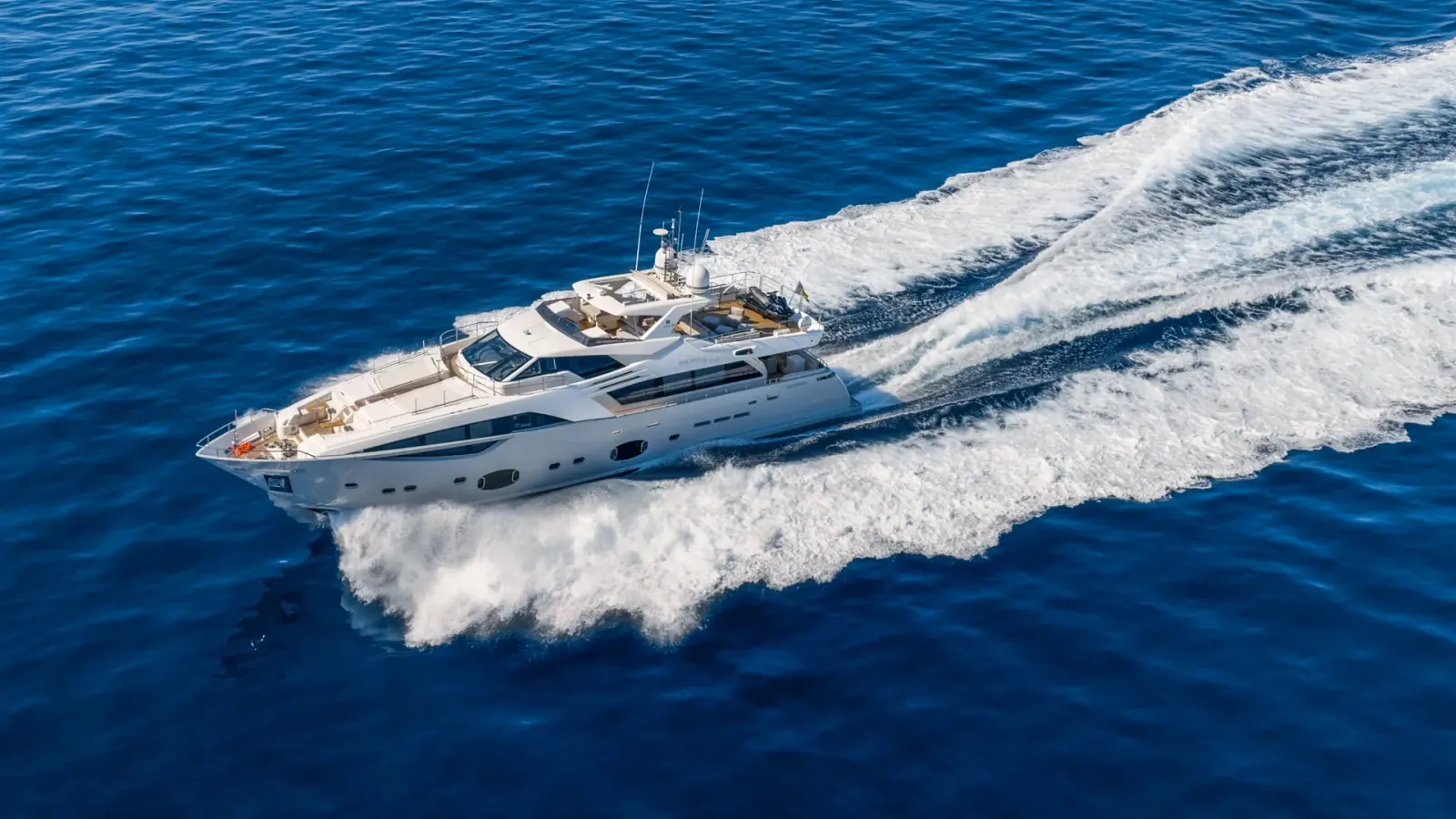 Morning Star II Motor Yacht interior cabin view