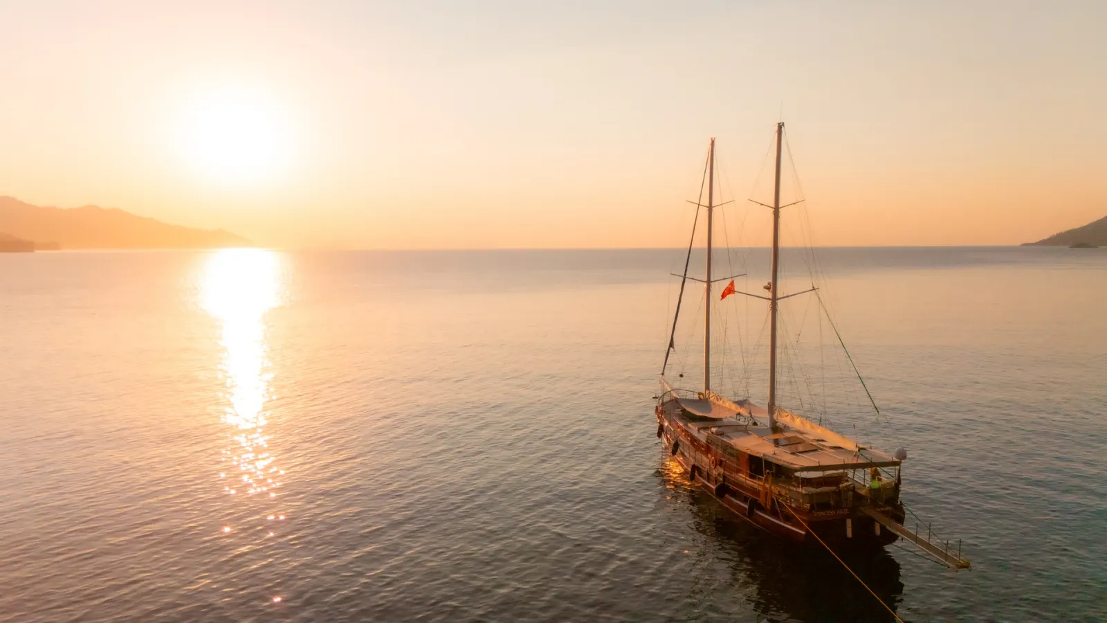 Princess Alize sailing in Marmaris