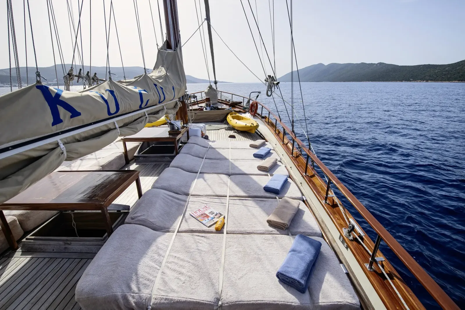 Kugu-1 sailing in Bodrum