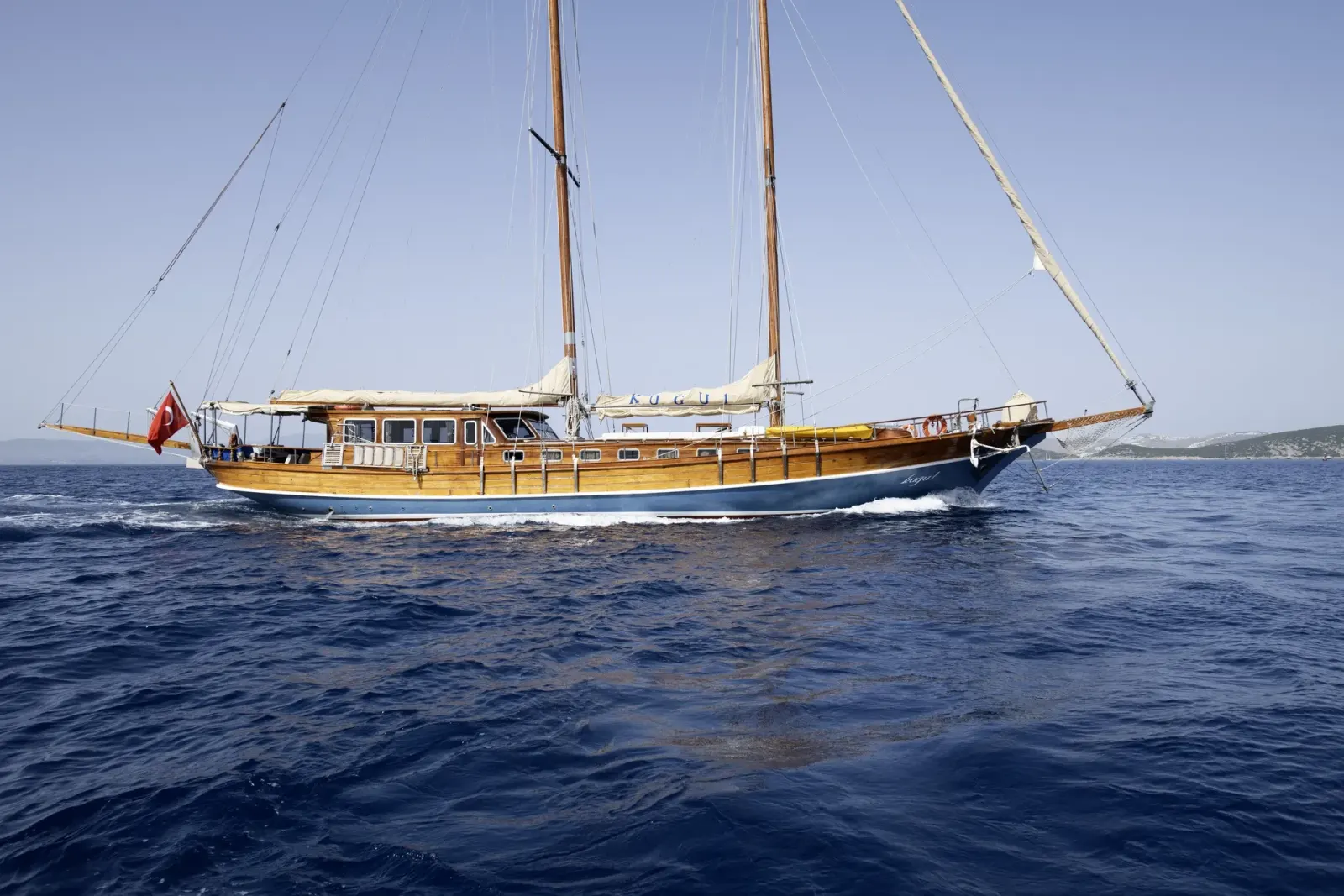 Kugu-1 sailing in Bodrum