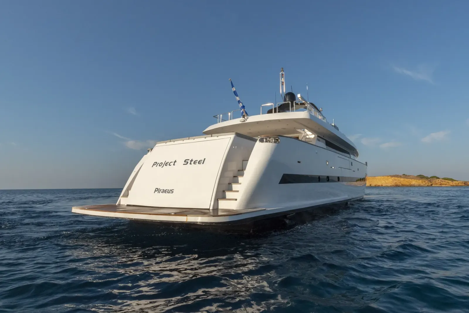 Project Steel sailing in Athen