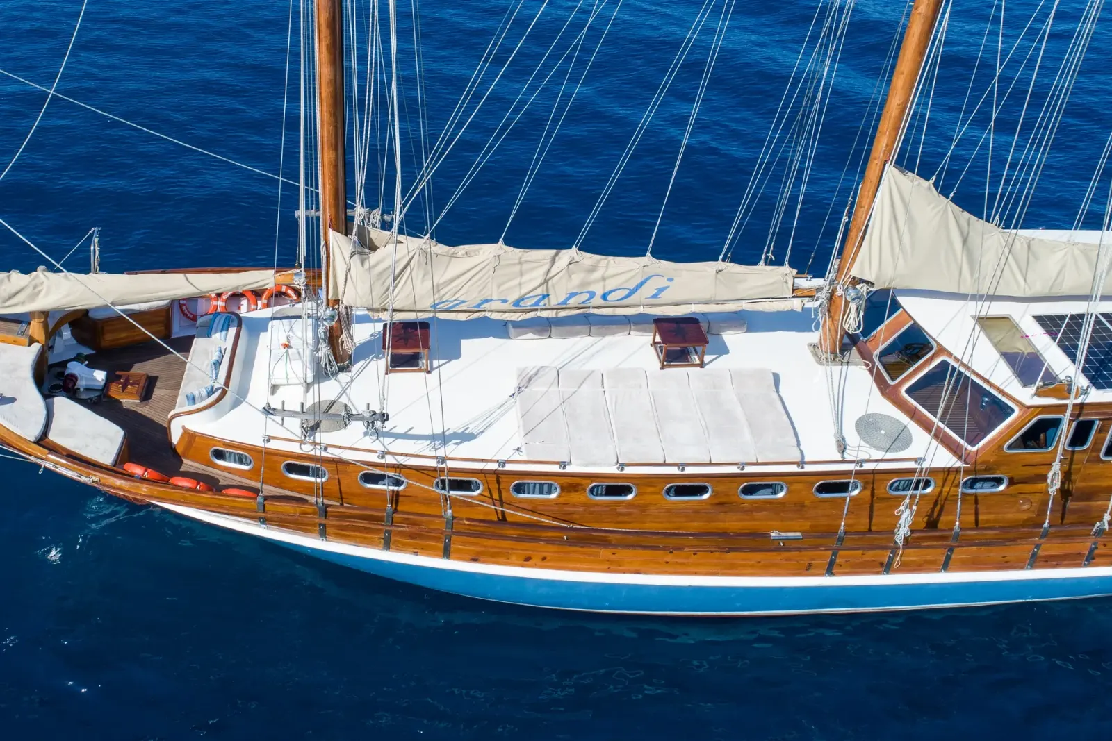 Grandi sailing in Bodrum