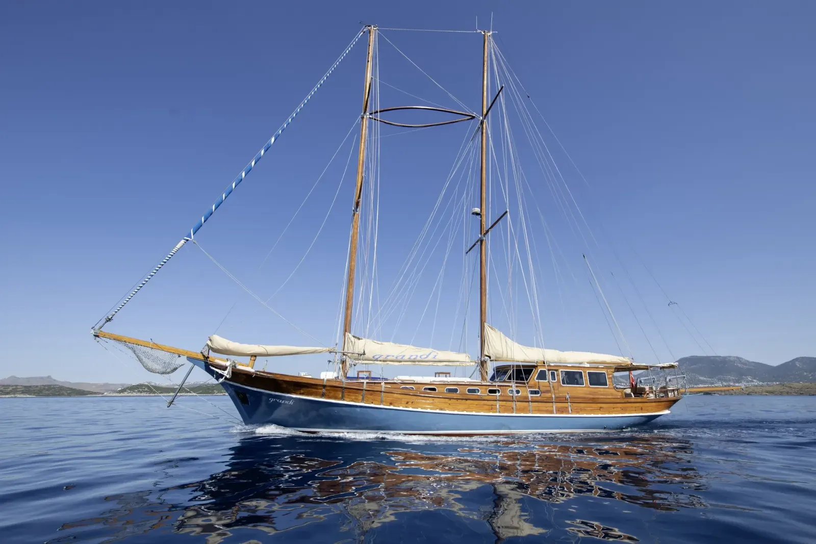 Grandi sailing in Bodrum