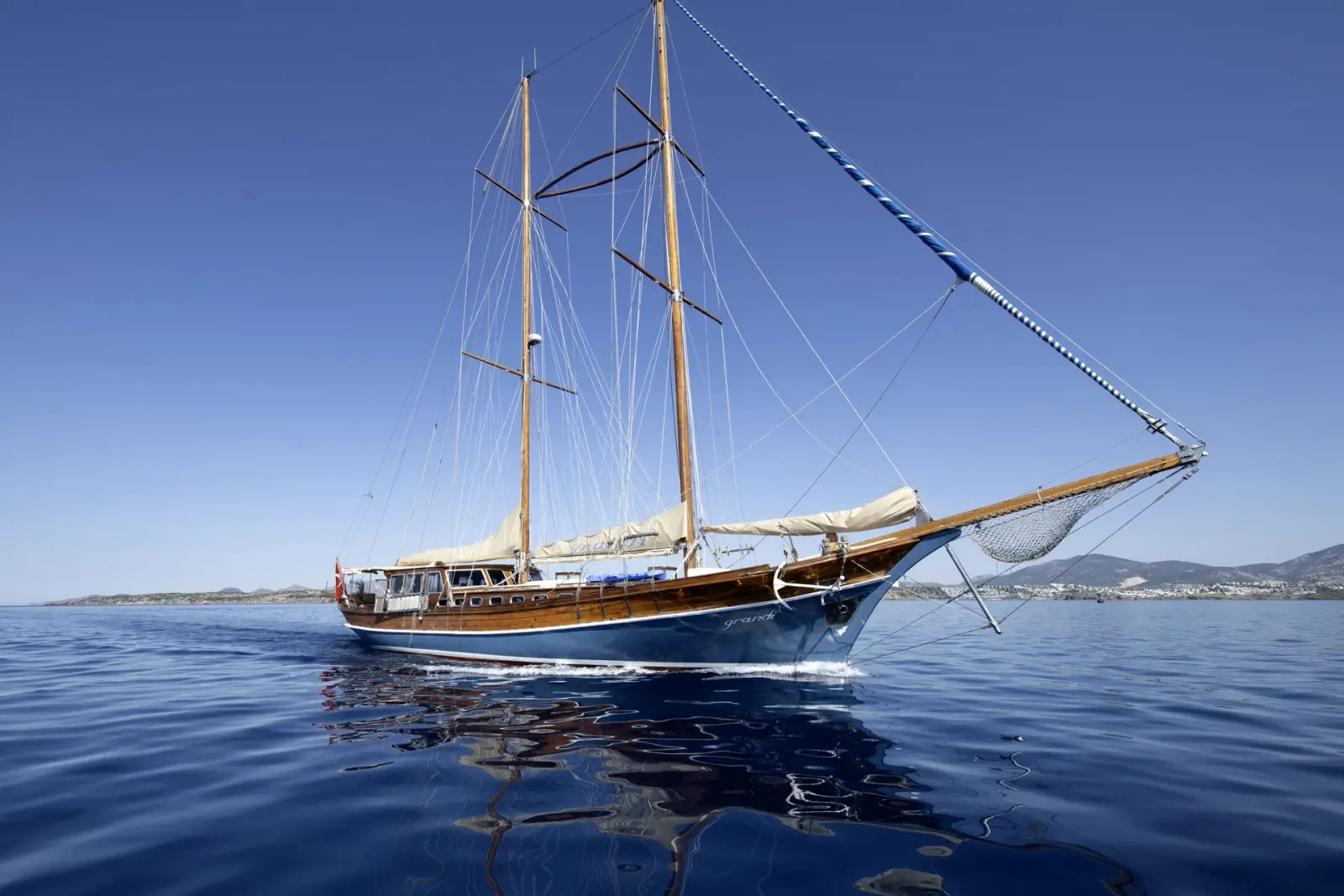 Grandi sailing in Bodrum