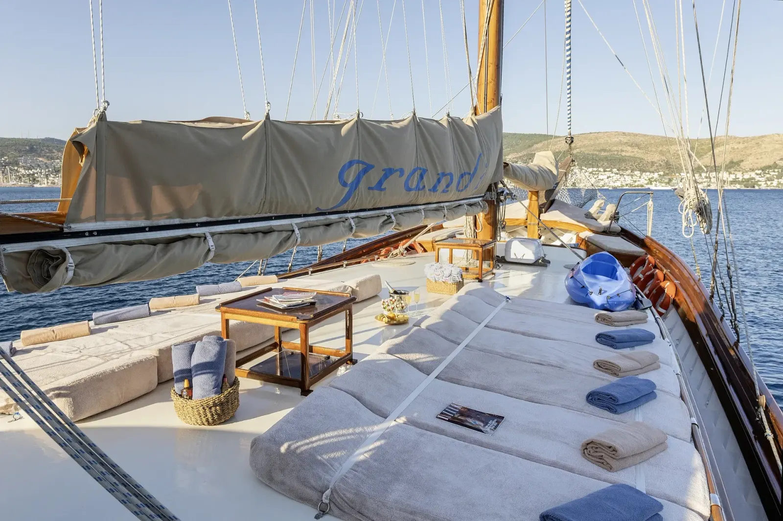 Grandi sailing in Bodrum