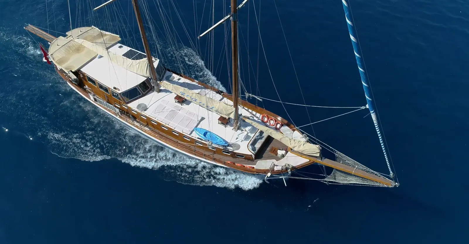 Grandi sailing in Bodrum
