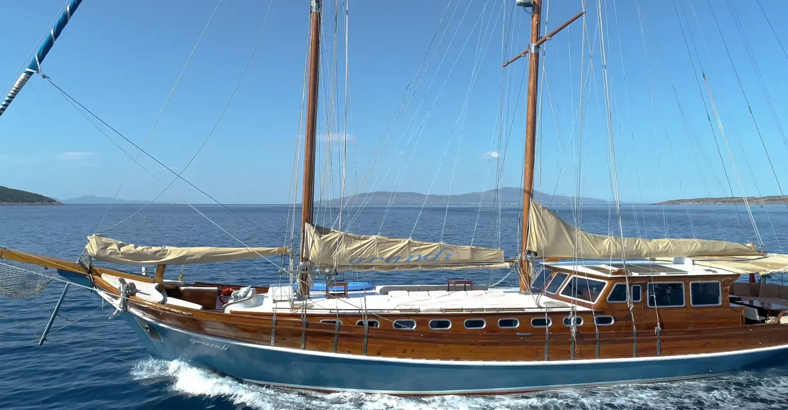Grandi sailing in Bodrum