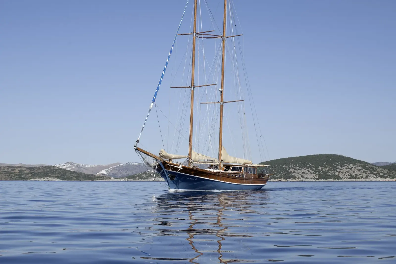 Grandi sailing in Bodrum