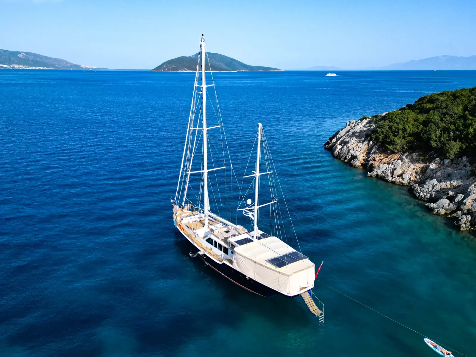 Luja sailing in Bodrum